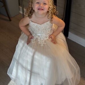 David’s Bridal Flower Girl Dress